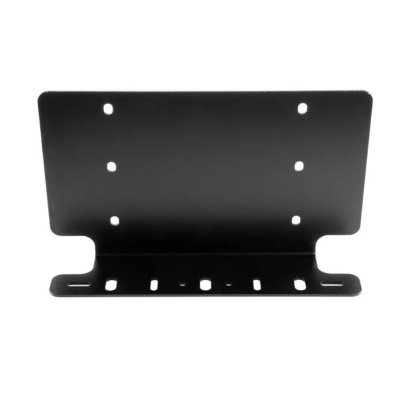 Barres LED Steel License Plate Mounting Bracket Front Bumper Holder Fit pour Most Trucks, Pickups, SUV, Jeep, 4x4, Cars (US…