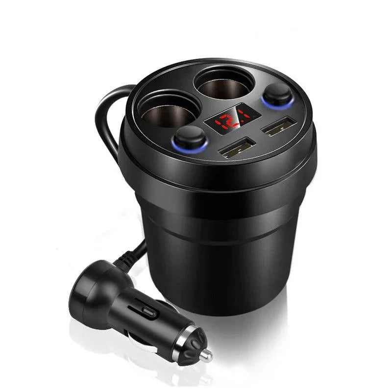 Auxbeam Multi-function Cigarette Lighter Dual USB Cup Car Charger – vue 4