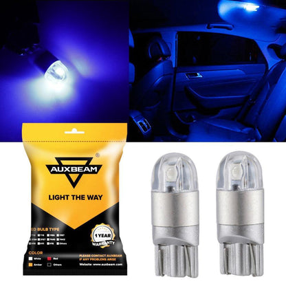168 2825W5W T10 LED intérieur ampoules 2 W 300% plus lumineux bleu – 2 ampoules – vue 5 – NOVADOMIO