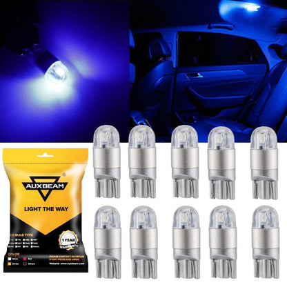 168 2825W5W T10 LED intérieur ampoules 2 W 300% plus lumineux bleu – 2 ampoules – NOVADOMIO