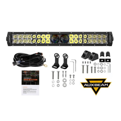 5″ 110 W LED feux longue portée avec supplémentaire orange caches & 22″ 5D-PRO série Barres LED Combo pour CBR 1000rr