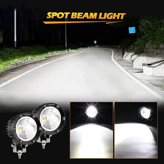 C4 série | 4 pouces 100W Spot Round LED Pods blanc Projecteurs LED longue portée – vue 2 – NOVADOMIO