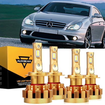 Kit d’ampoules LED feux de route/croisement F-16 Plus série CAN-bus intégré pour Mercedes-Benz CLS63 AMG avec phares