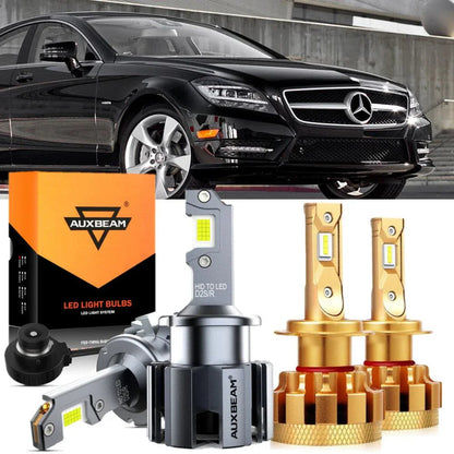 Kit d’ampoules LED feux de route/croisement pour Mercedes-Benz CLS550 avec phares HID 2007–2011 – NOVADOMIO