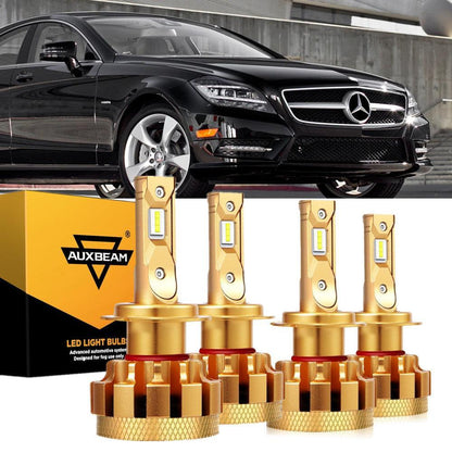 Kit d’ampoules LED feux de route/croisement F-16 Plus série CAN-bus intégré pour Mercedes-Benz CLS550 avec phares halogènes