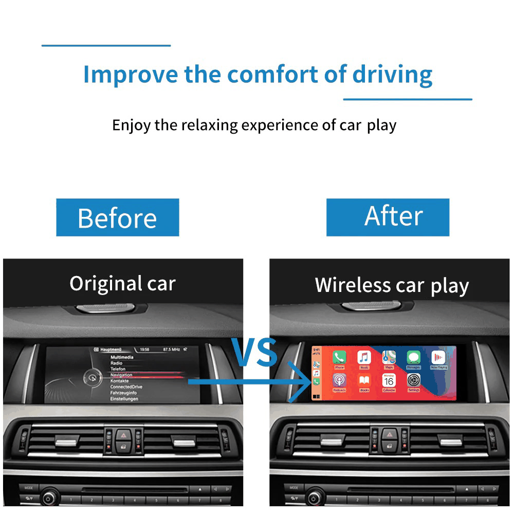 Boîtier CarPlay Android Auto Andream pour BMW MMI CIC NBT EVO X1 X3 – vue 5