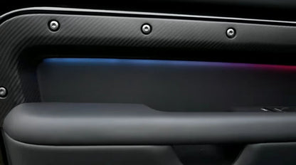 Caches haut-parleurs LED Land Rover Defender L663 2020–2025 – carbone mat – photo 2