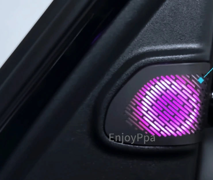 Caches haut-parleurs LED Land Rover Defender L663 2020–2025 – carbone mat – photo 6