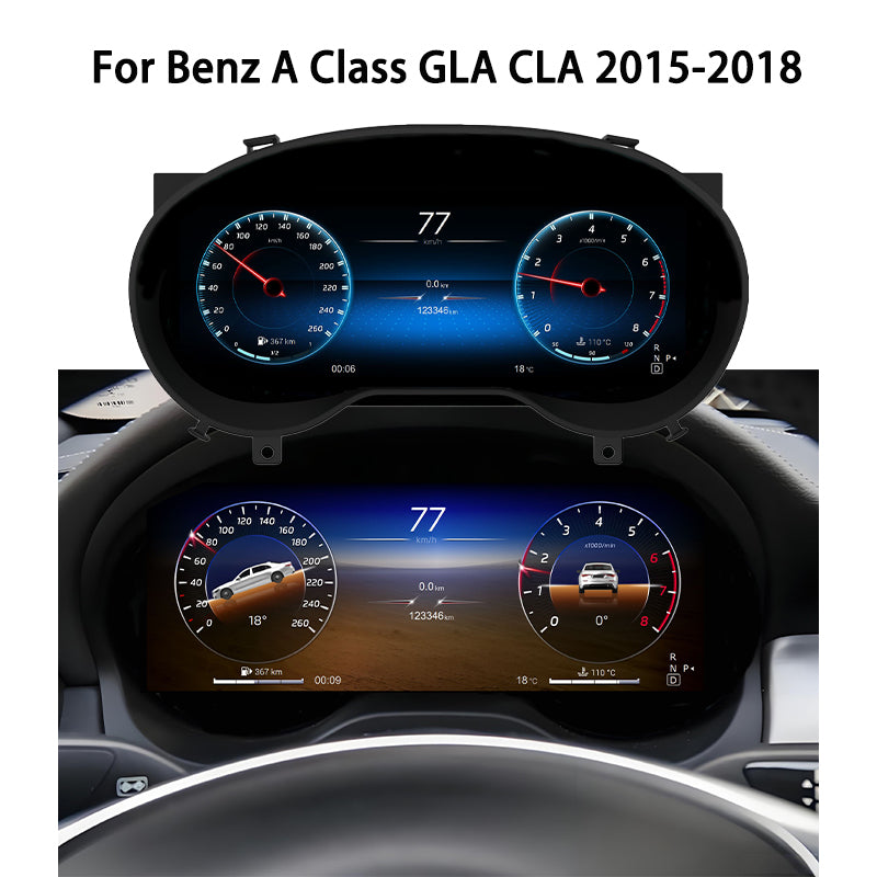 Compteur numérique LCD pour Mercedes-Benz GLA / CLA / Classe A NTG4.5/5.0 2015-2018