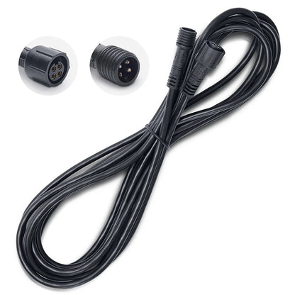 10FT RGB éclairage de soubassement câble d’extension – seule pour 4 et 8 projecteurs LED compacts RGB LED éclairages de