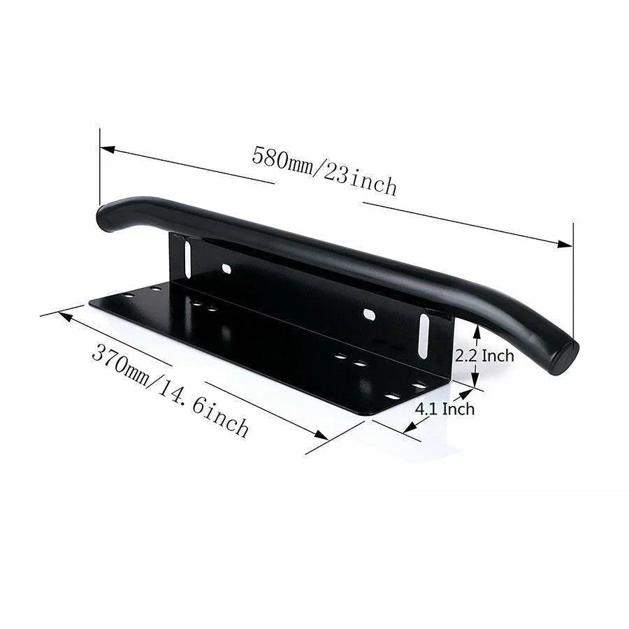 Universal Front Bumper License Plate Mount Holder – vue 5