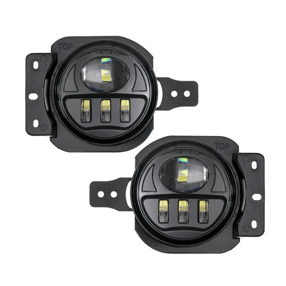 9″ rond 100 W phares LED avec DRL & 4″ 30 W LED antibrouillards avec Adapter Ring pour Jeep Wrangler JL 2018–2019 – vue 10