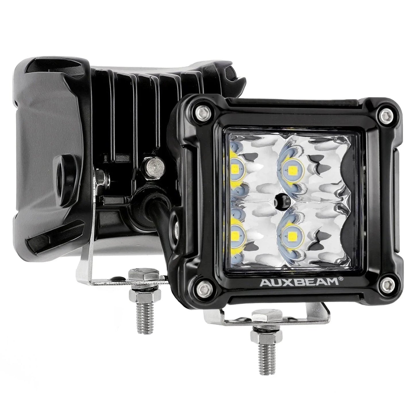 3 Inch Spot/faisceau large LED Pods Light + Universal LED Working Lights Mounting Brackets – vue 13