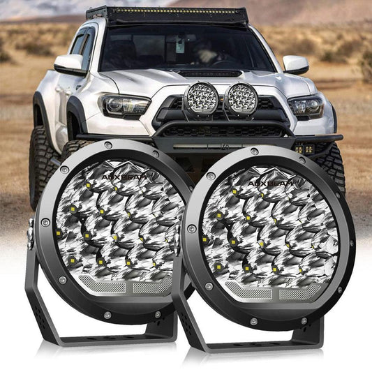 (2pcs/set) 7 Inch 178W Round tout-terrain faisceau longue portée LED Driving Lights