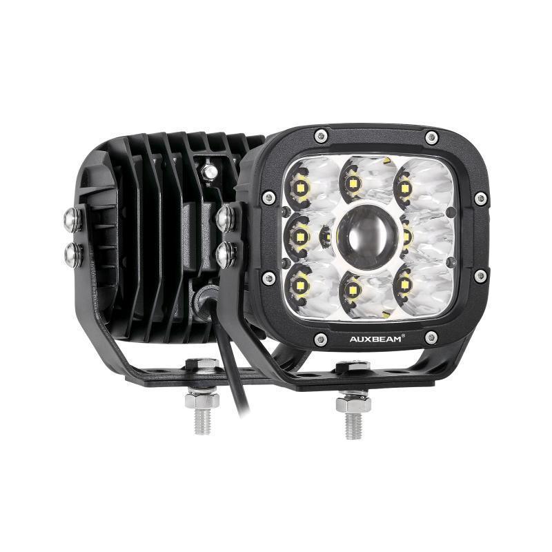 5 Inch 110W blanc/orange Spot Light LED Driving Lights avec Additional orange Covers – vue 10