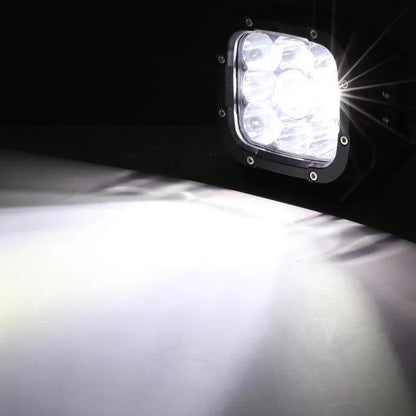 5″ 110 W blanc/orange Spot éclairage LED feux longue portée avec supplémentaire orange caches – vue 6 – NOVADOMIO