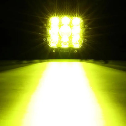 5″ 110 W blanc/orange Spot éclairage LED feux longue portée avec supplémentaire orange caches – vue 7 – NOVADOMIO