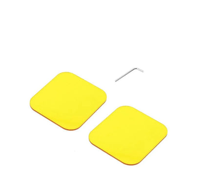 Supplémentaire orange caches pour 5″ 110 W blanc/orange Spot LED feux longue portée – NOVADOMIO