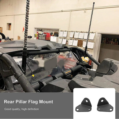 3FT/4FT LED RGB fouets LED & arrière Pillar mât lumineux supports d’éclairage Combo pour Can-Am Maverick X3 2017 2018 2019