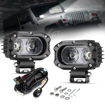 R4 série | 4″ 60 W Corrugated Lens 120° Wide Beam projecteurs LED compacts – NOVADOMIO