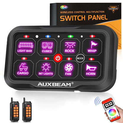 AC-800 RGB panneau de commande avec APP&télécommande, modes bascule / momentané / impulsion – vue 10 – NOVADOMIO