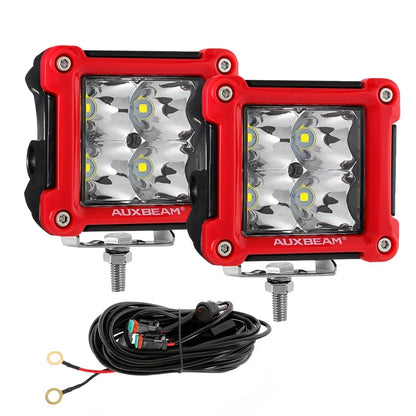 3″ 40 W Spot/faisceau large projecteurs LED compacts + universel LED feux de travail supports de montage – vue 12 – NOVADOMIO