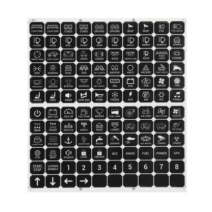 120 universel Stickers pour panneau de commande – NOVADOMIO