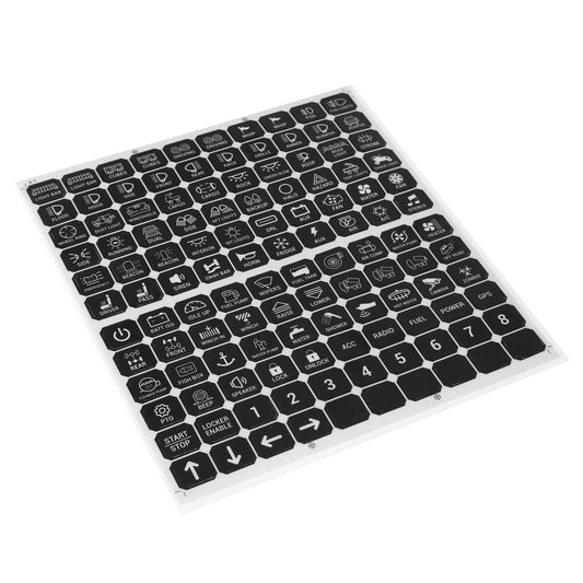 120 universel Stickers pour panneau de commande – vue 2 – NOVADOMIO