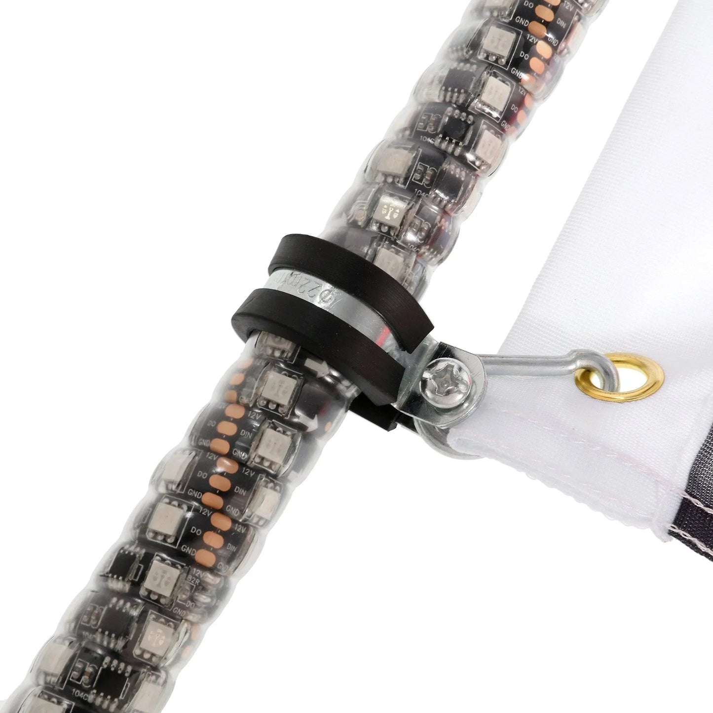 3FT/4FT RGB LED Whip Light avec Bluetooth Controlled + Whip Light Mounting Brackets pour UTV, ATV, Off-road Vehicle – vue 11