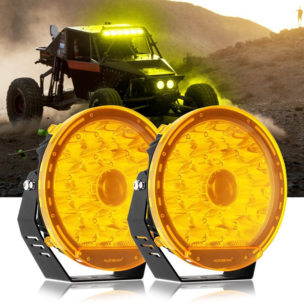 (2pcs/set) 9 INCH 270W 37776LM 360-PRO série LED Driving Lights+orange/noir Covers(Optional) pour ATV UTV SIDE BY SIDE 4X4 –…