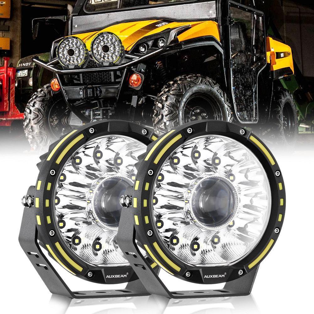 (2pcs/set) 7 Inch 230W 33332LM 360-PRO série LED Driving Lights+orange/noir Covers(Optional) pour ATV UTV SIDE BY SIDE 4X4 –…