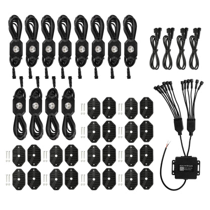 RGB éclairage LED de soubassement kit avec Bluetooth contrôleur pour GMC Sierra AT4 GMC Sierra 1500/2500/3500 – vue 11