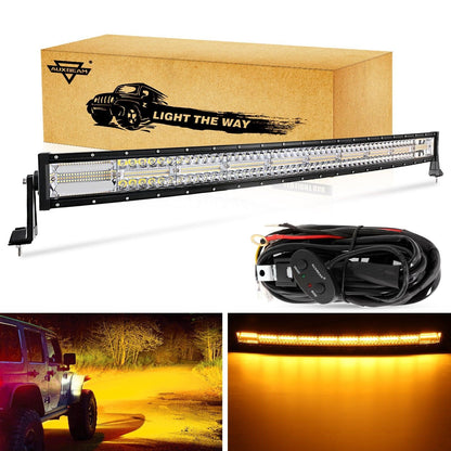 6 modes série 22″/30″/42″/50″ blanc&orange Barres LED – vue 26 – NOVADOMIO