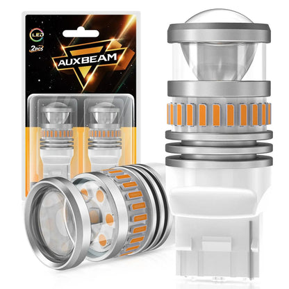 7440 7440 A Ampoules LED pour clignotants avant/arrière et feux latéraux 11 W 4 000 lm 3 500 K orange B1 série – 2 ampoules