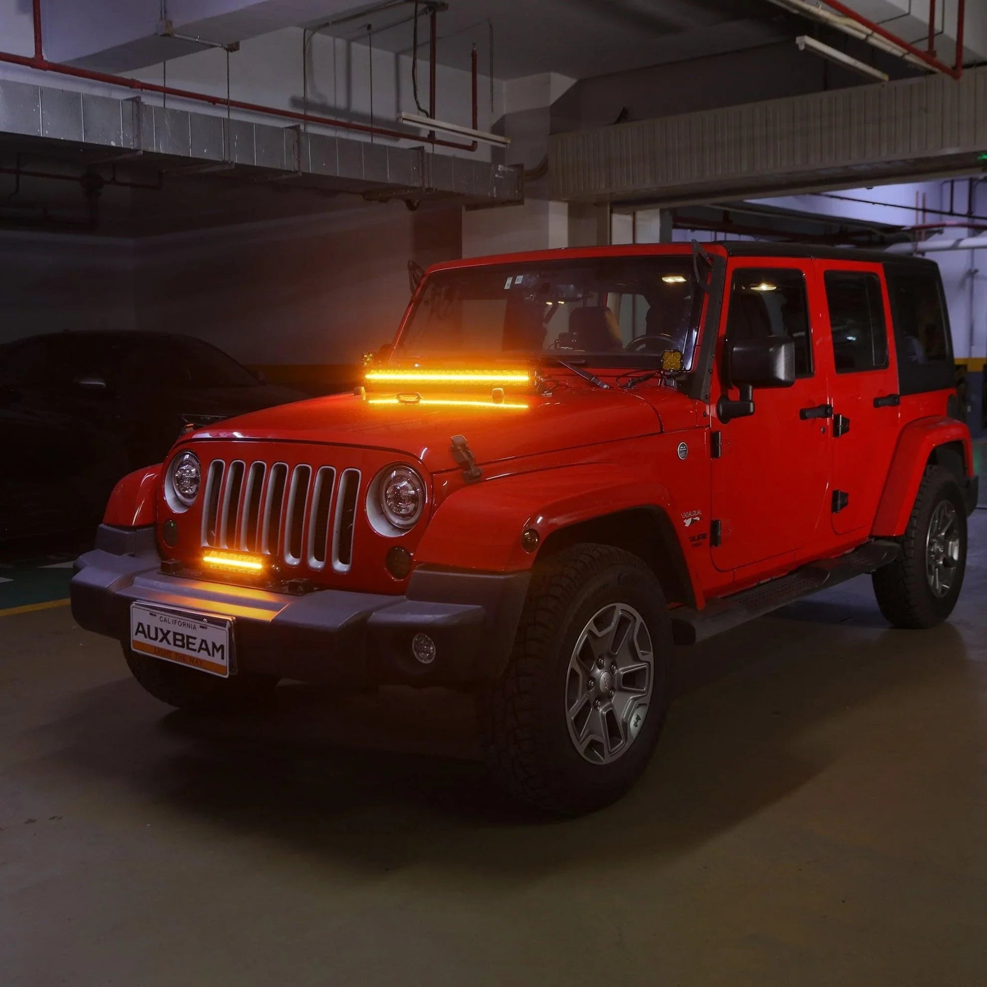 SP-DRL série 32 Inch 209W 24480LM Dual Row Off Road Barres LED avec orange&blanc DRL – vue 2