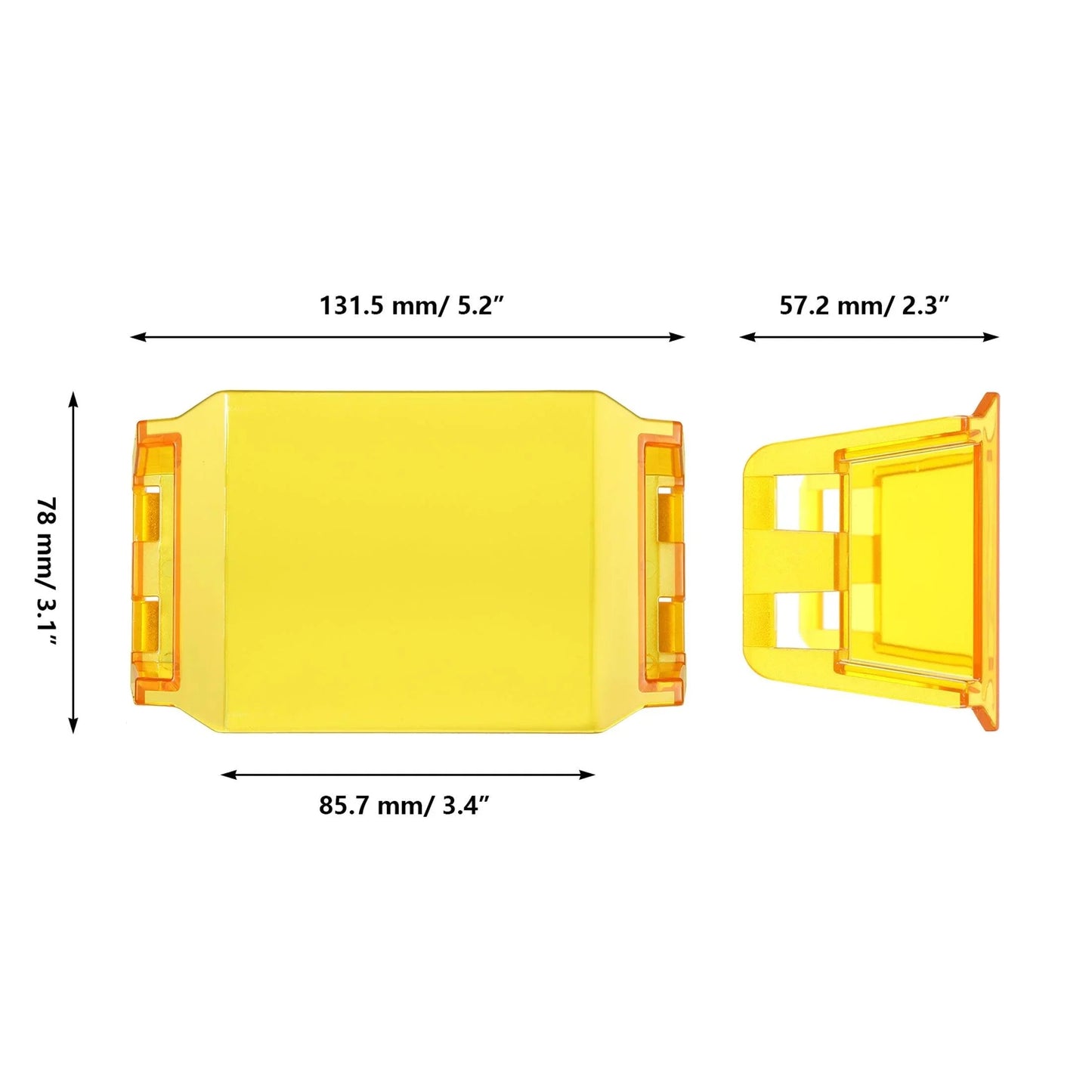 V-Max série Projecteurs LED compacts orange Cover Light Shield Cover – vue 10
