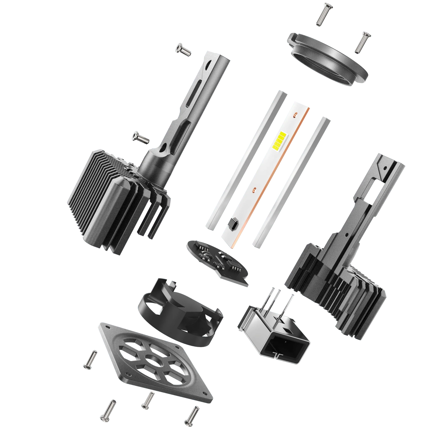 D1 D1S D1R Ampoules de phare LED 70W 22000LM HID Replacement 6500K blanc froid – 2 ampoules – vue 6
