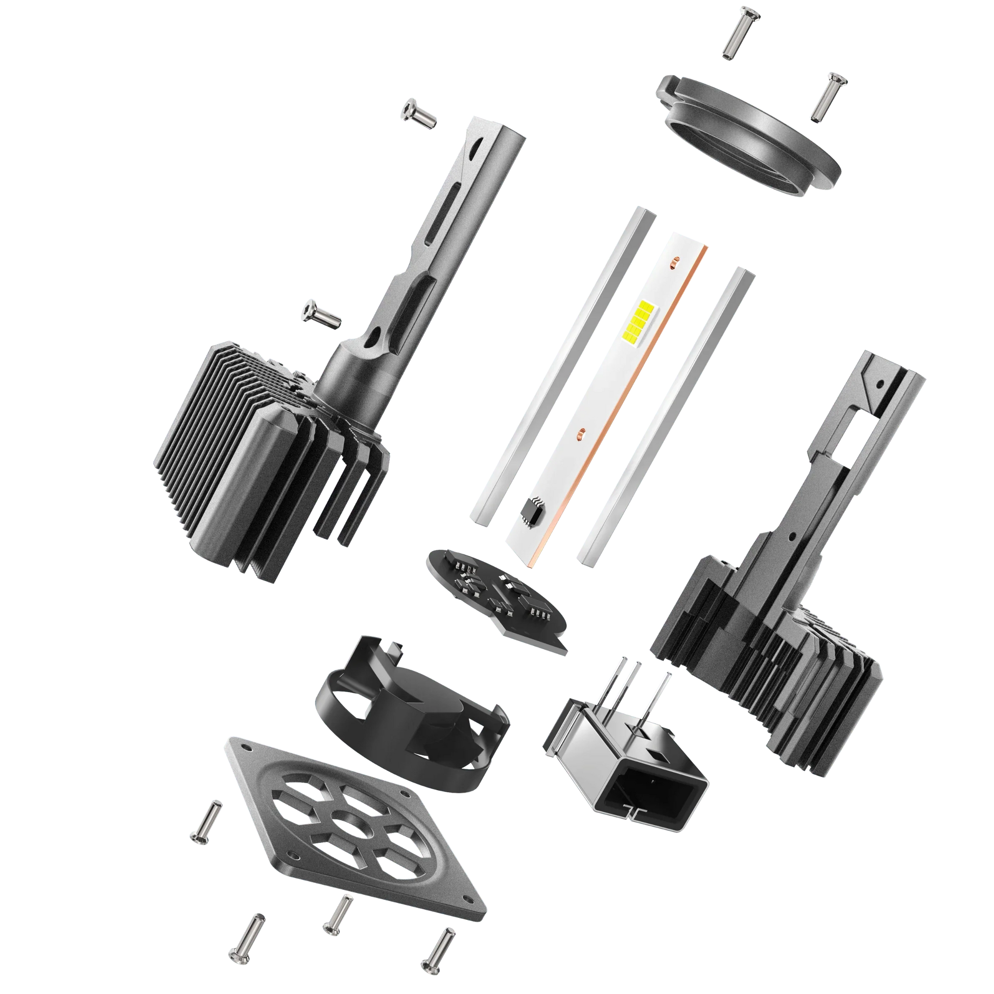 D1 D1S D1R Ampoules de phare LED 70W 22000LM HID Replacement 6500K blanc froid – 2 ampoules – vue 6