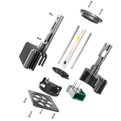 D3 D3S D3R Ampoules de phare LED 70 W 22 000 lm remplacement HID 6 500 K blanc froid – 2 ampoules – vue 8 – NOVADOMIO