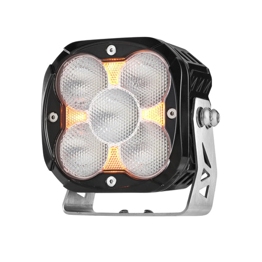 XP-ULTRA série 4.5″ faisceau large Projecteurs LED compacts tout-terrain avec rétroéclairage orange – vue 2 – NOVADOMIO
