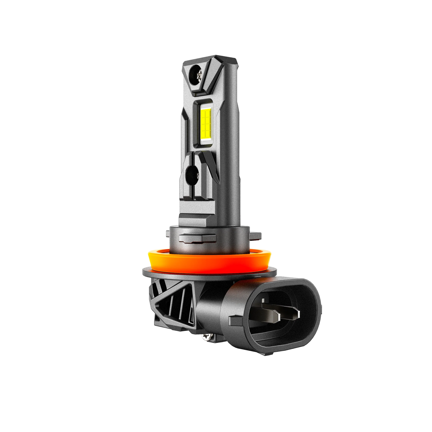 H11/H9/H8 Ampoules de phare LED 90W 22000LM Q26S série 1:1 format identique à l’origine 6500K blanc froid – 2 ampoules – vue…