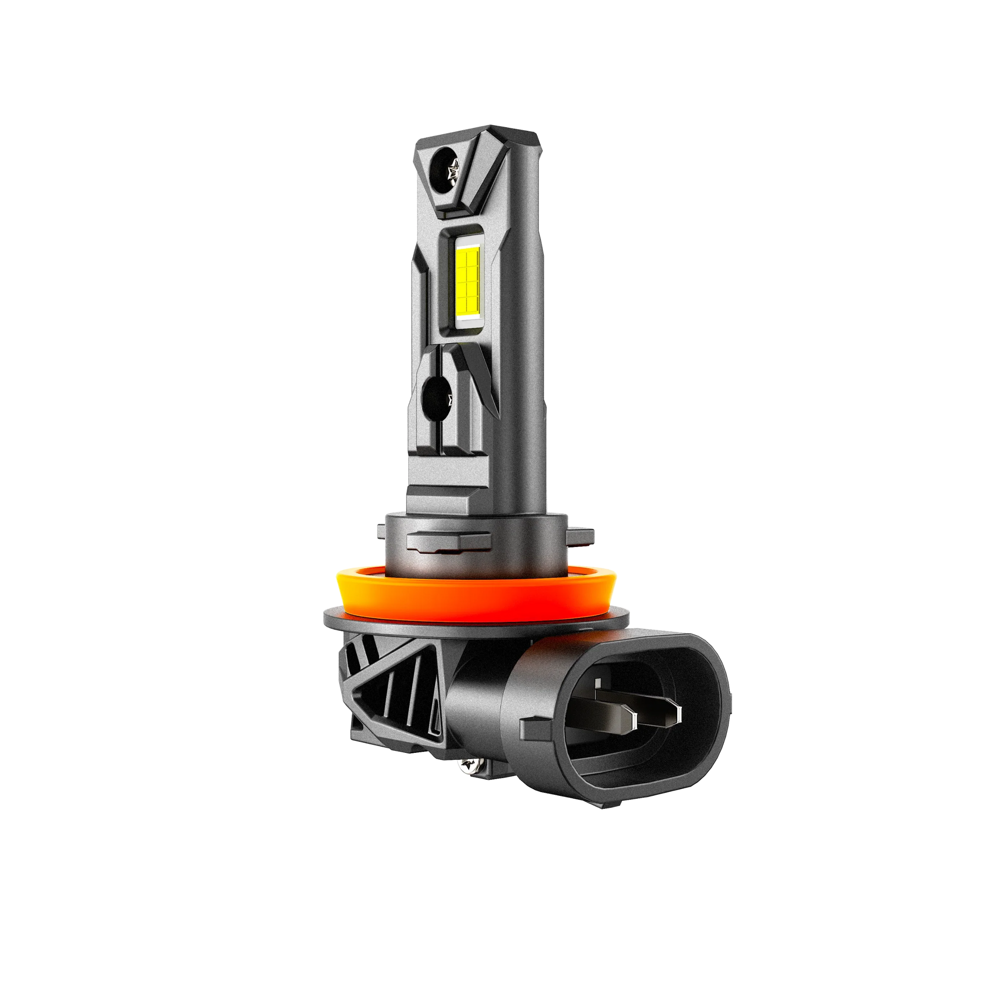 H11/H9/H8 Ampoules de phare LED 90W 22000LM Q26S série 1:1 format identique à l’origine 6500K blanc froid – 2 ampoules – vue…