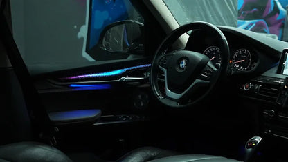 Kit LED d’ambiance BMW X5 F15 2014–2018 – 18 points, commande écran – photo 4