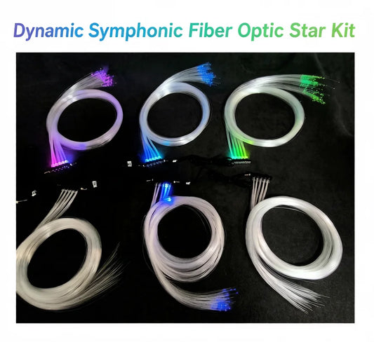 Kit ciel étoilé dynamique – fibres optiques, étoiles filantes – photo 1