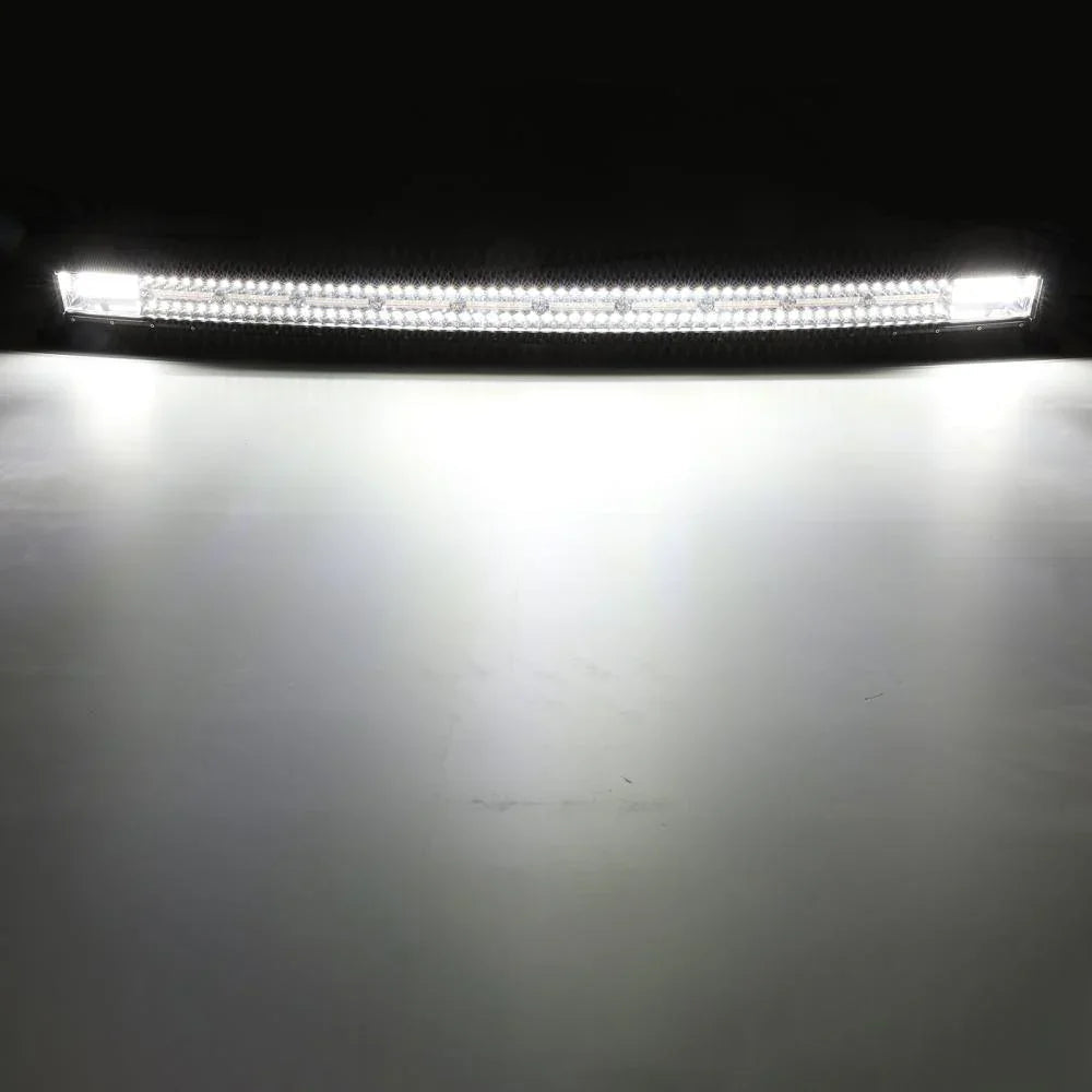 50 Inch 6 Modes blanc&orange Curved Off Road Barres LED – vue 11