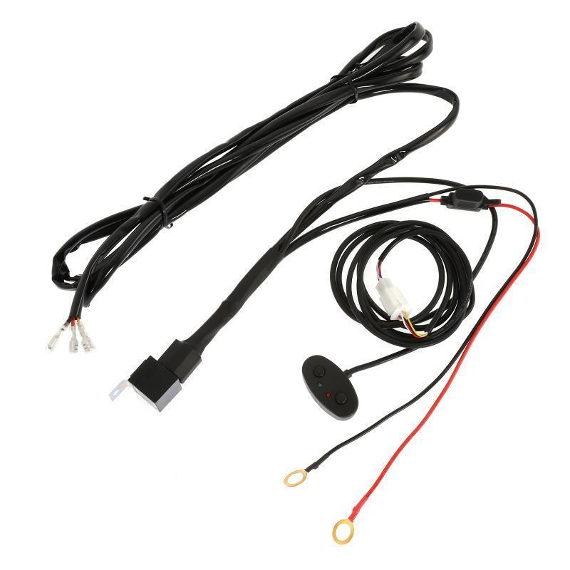 Wiring Harness 10FT, Customized pour AUXBEAM 6 Modes Barres LED, 12V 40A Relay pour Switching Between Different Modes – vue 6
