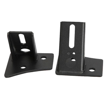 2 pièces noir montant A supports inférieurs sur charnière de pare-brise Projecteurs LED compacts pour 2007–2017 Jeep Wrangler