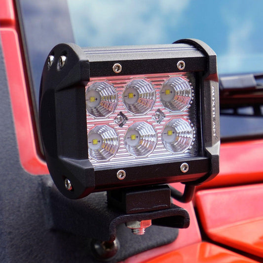 4″ Classic-SM série double rangée Projecteurs LED compacts 6000K blanc Spot/Flood pour SUV ATV UTV Trucks Pickup Boat – vue 2