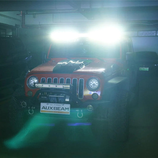 52″ 5D-PRO Barres lumineuses&pare-brise supports de montage pour Jeep Wrangler JK 2007~2017 – vue 2 – NOVADOMIO