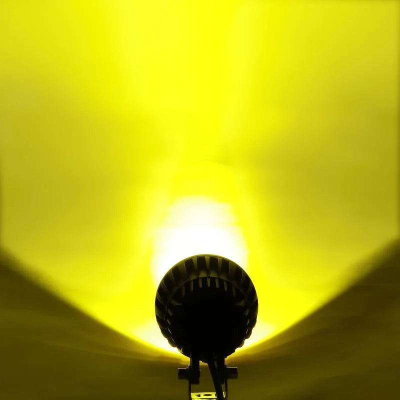 C4 série | 4 Inch 100W Spot Round LED Pods orange LED Driving Lights – vue 8